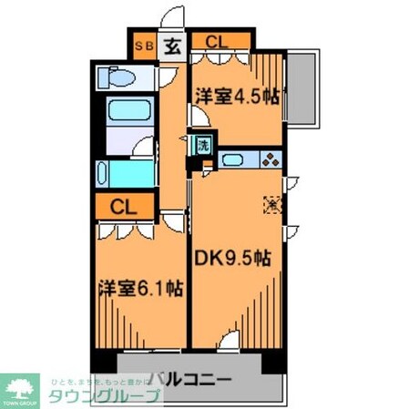 パークアクシス西船橋本郷町の物件間取画像